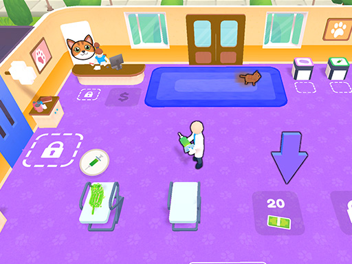 Pet Doctor Business Tycoon-Pet care game Oyunu Oyna